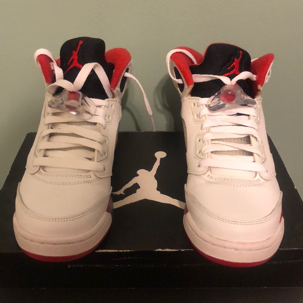 4Y Air Jordan 5 Fire Red